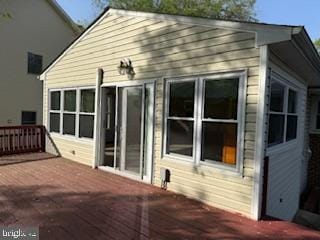 7686 Briar Ln, Pasadena, MD 21122 - back of house with a deck