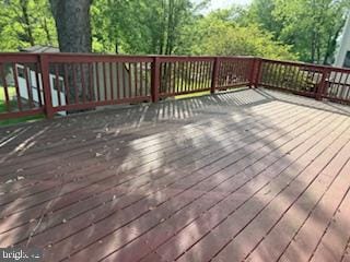 7686 Briar Ln, Pasadena, MD 21122 - view of wooden terrace