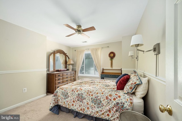 14 Baron Ct, Stafford, VA 22554 - carpeted bedroom with baseboards and a ceiling fan