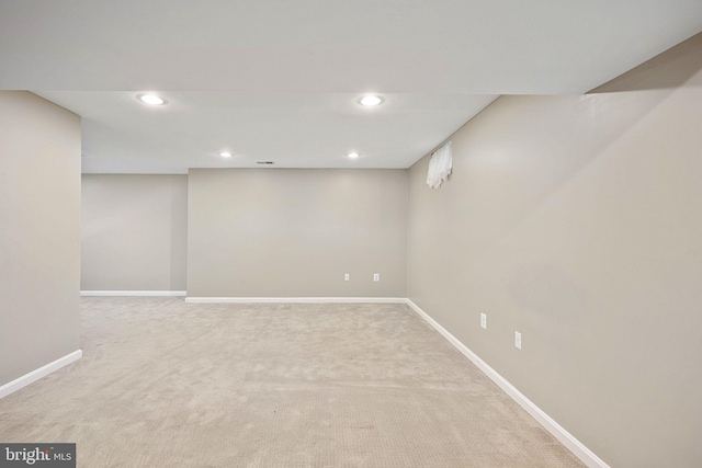 14 Baron Ct, Stafford, VA 22554 - finished below grade area featuring recessed lighting, baseboards, and carpet flooring