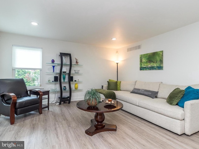 256 Rock Run Rd, Yardley, PA 19067 - living area featuring wood finished floors, recessed lighting, and baseboards