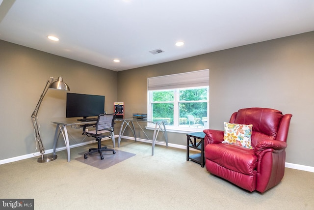 256 Rock Run Rd, Yardley, PA 19067 - carpeted office space with baseboards and recessed lighting
