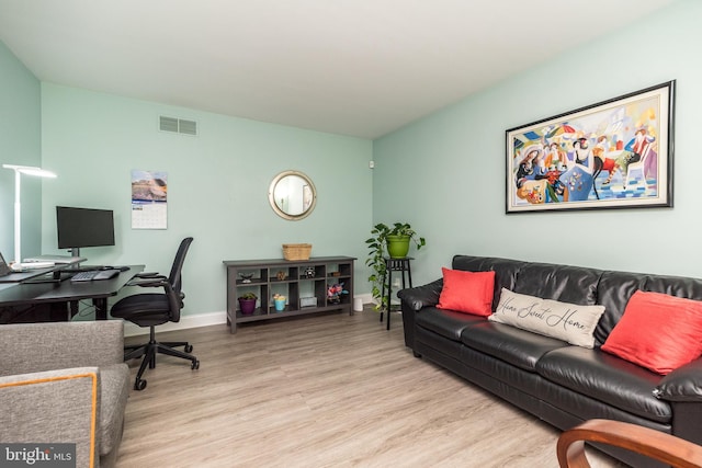 256 Rock Run Rd, Yardley, PA 19067 - home office featuring wood finished floors and baseboards