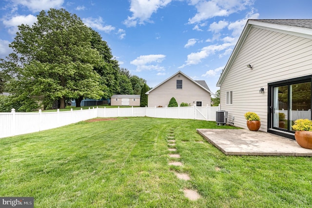 148 Lawn Rd, Palmyra, PA 17078 - view of yard featuring cooling unit and a patio area