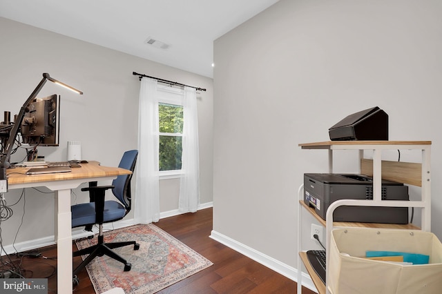 14901 Running Ridge Ln, Silver Spring, MD 20906 - office featuring wood finished floors and baseboards