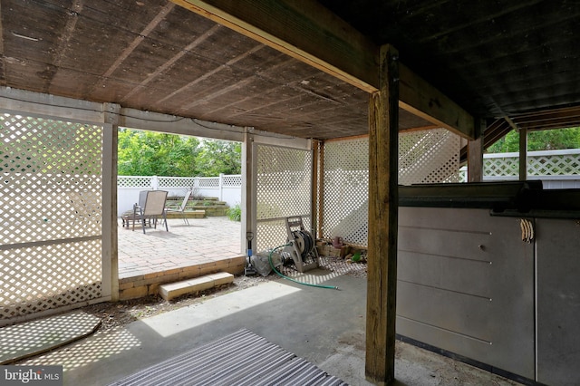 6224 Parkview Ct, Elkridge, MD 21075 - view of unfurnished sunroom