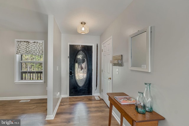 19446 Heather Ln, Orange, VA 22960 - entryway featuring wood finished floors and baseboards