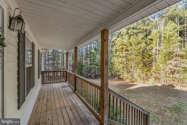 19446 Heather Ln, Orange, VA 22960 - view of wooden terrace