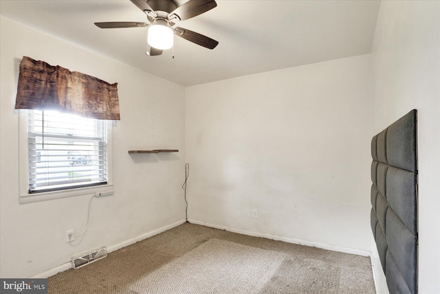 526 N 3rd St, Wormleysburg, PA 17043 - unfurnished room featuring carpet flooring, baseboards, and a ceiling fan