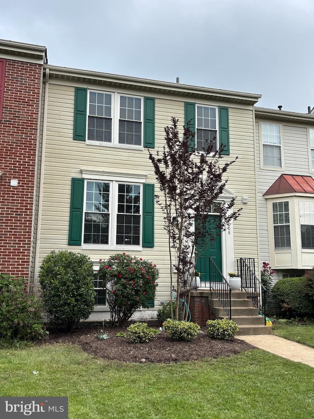 21008 Strawrick Ter, Ashburn, VA 20147 - view of property featuring a front lawn