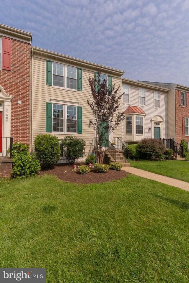 21008 Strawrick Ter, Ashburn, VA 20147 - view of property with a front yard
