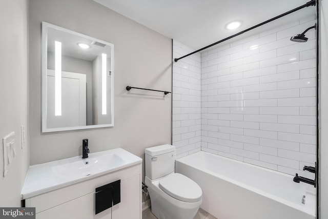 2639 Cecil B Moore Ave, Philadelphia, PA 19121 - bathroom featuring toilet, vanity, and  shower combination