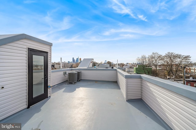2639 Cecil B Moore Ave, Philadelphia, PA 19121 - view of patio with a balcony and central AC