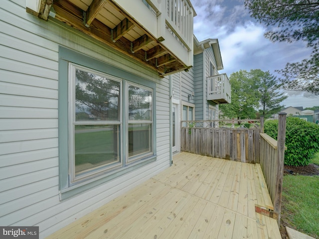 9309 Player Dr Unit 116, Laurel, MD 20708 - view of wooden deck