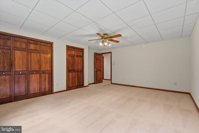 10060 Hampton Rd, Fairfax Station, VA 22039 - unfurnished bedroom with light carpet and a ceiling fan