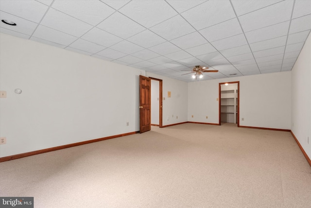 10060 Hampton Rd, Fairfax Station, VA 22039 - unfurnished room with light carpet and a drop ceiling