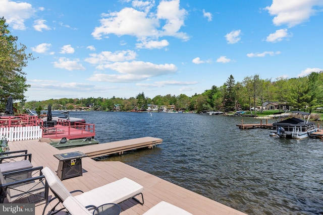 34 S Lake Dr, Lake Harmony, PA 18624 - dock with a water view