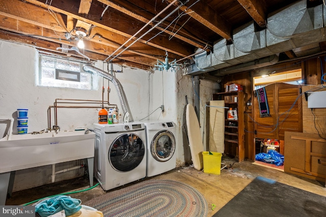 213 Rices Mill Rd, Wyncote, PA 19095 - laundry room with independent washer and dryer