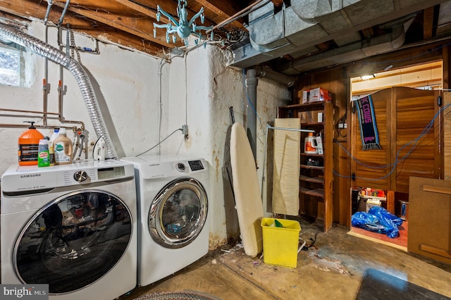 213 Rices Mill Rd, Wyncote, PA 19095 - washroom featuring washing machine and dryer