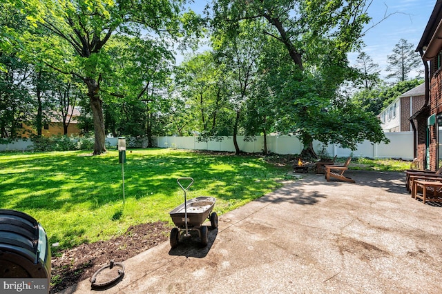 213 Rices Mill Rd, Wyncote, PA 19095 - fenced backyard with a patio