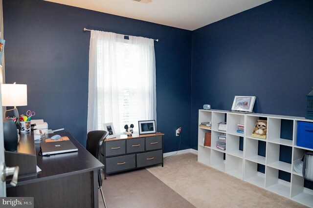 9348 Amaryllis Ave, Manassas, VA 20110 - office with light carpet and baseboards
