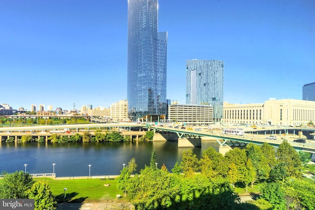 2429 Locust St Unit 504, Philadelphia, PA 19103 - city view with a notable bridge and a nearby body of water