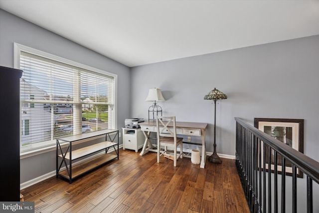 246 Honey Hollow Ln, Chalfont, PA 18914 - office with wood-type flooring and baseboards