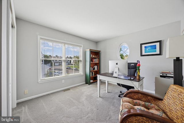 246 Honey Hollow Ln, Chalfont, PA 18914 - office space with baseboards, healthy amount of natural light, and carpet floors