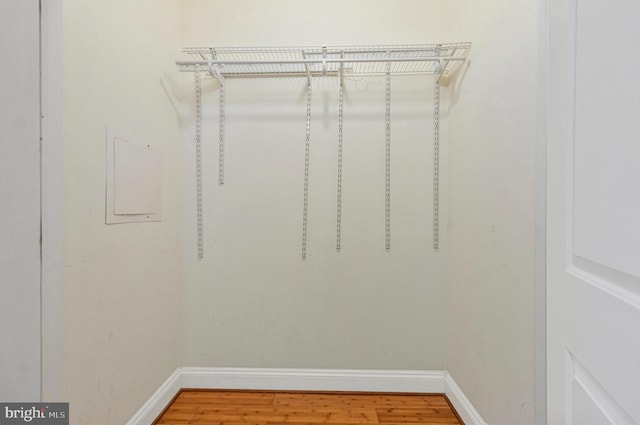 3318 Sherman Ave NW Unit 104, Washington, DC 20010 - walk in closet with wood finished floors