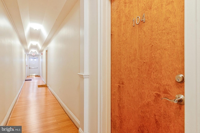 3318 Sherman Ave NW Unit 104, Washington, DC 20010 - corridor featuring light wood-style flooring and baseboards
