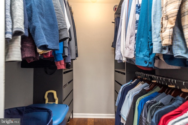 534 Country Club Dr, Lansdale, PA 19446 - walk in closet featuring wood finished floors