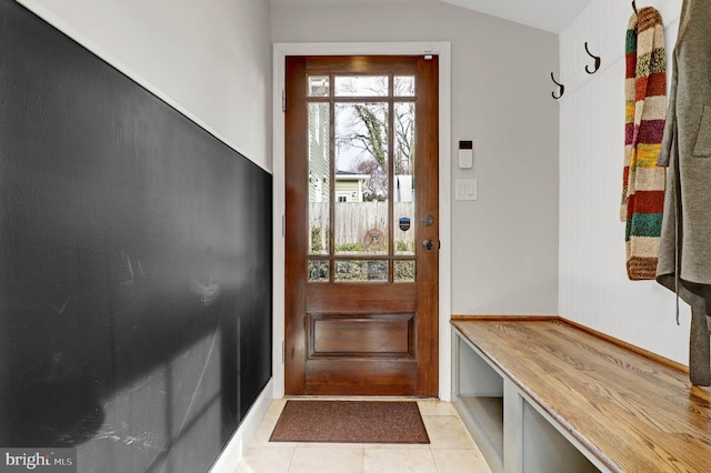 11214 Midvale Rd, Kensington, MD 20895 - foyer with light tile patterned floors and baseboards