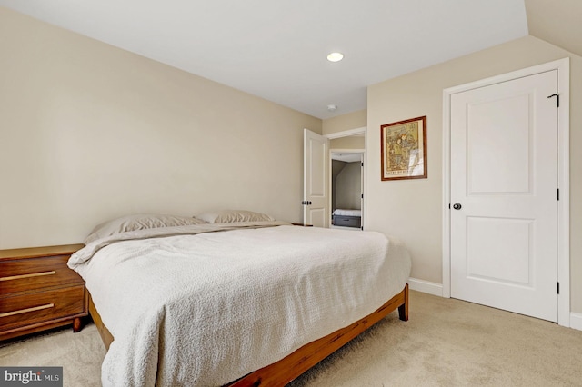 11214 Midvale Rd, Kensington, MD 20895 - bedroom with light colored carpet, recessed lighting, and baseboards