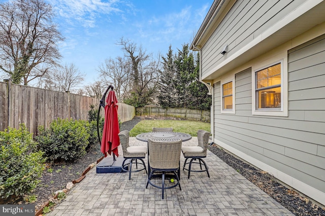11214 Midvale Rd, Kensington, MD 20895 - view of patio / terrace with outdoor dining space