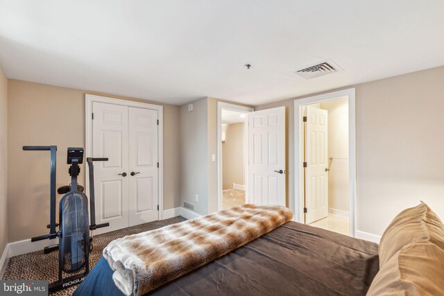1500 Chestnut St Unit 20K, Philadelphia, PA 19102 - bedroom with a closet and baseboards