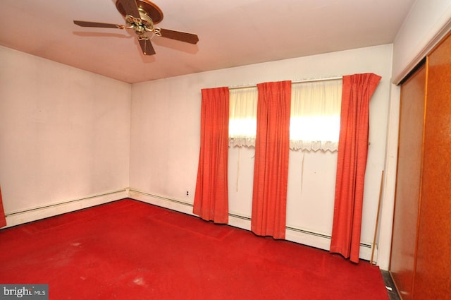 19 Rose Ave, Maple Shade, NJ 08052 - unfurnished room featuring carpet flooring and a ceiling fan
