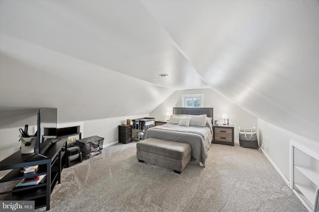 7 Neeld Ln, Aston, PA 19014 - carpeted bedroom featuring vaulted ceiling and baseboards