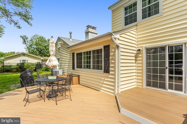13704 Beret Pl, Silver Spring, MD 20906 - deck featuring outdoor dining space