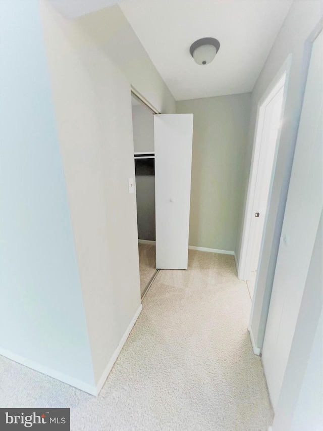 8015 Mandan Rd Unit 203, Greenbelt, MD 20770 - hallway with carpet flooring and baseboards