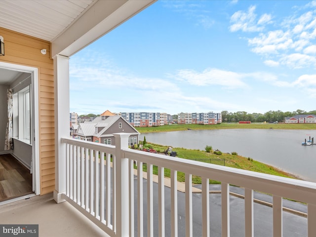 24238 Zinfandel Ln Unit R307, Lewes, DE 19958 - balcony featuring a water view