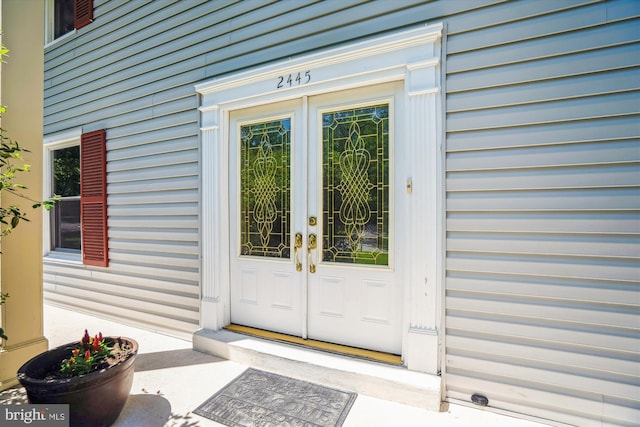 2445 Parallel Ln, Silver Spring, MD 20904 - entrance to property featuring french doors