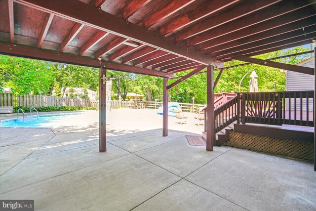 2445 Parallel Ln, Silver Spring, MD 20904 - fenced backyard with a patio area