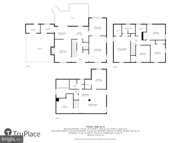2445 Parallel Ln, Silver Spring, MD 20904 - property floor plan