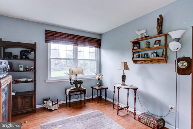 56 Zachary Dr, Chalfont, PA 18914 - living area with wood finished floors and baseboards