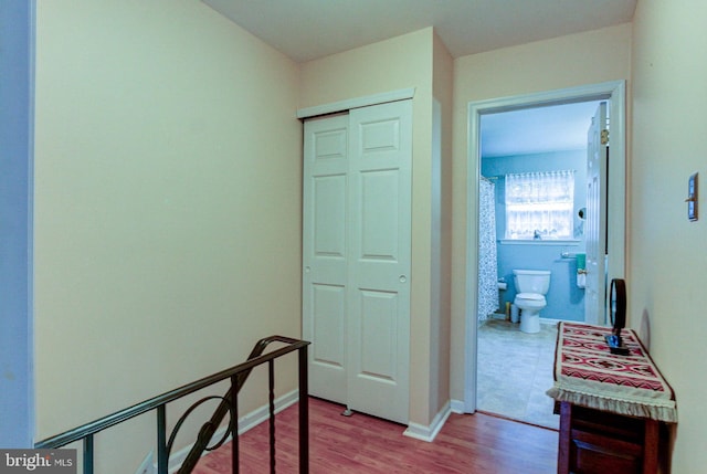 56 Zachary Dr, Chalfont, PA 18914 - corridor with wood finished floors