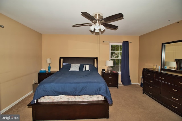 113 Megan Cir, Chalfont, PA 18914 - bedroom featuring carpet flooring, baseboards, and a ceiling fan