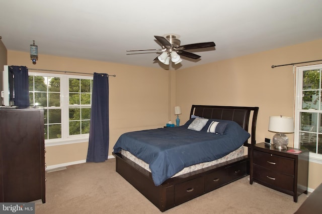 113 Megan Cir, Chalfont, PA 18914 - carpeted bedroom featuring baseboards and a ceiling fan