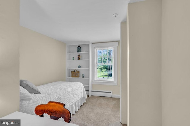 484 Rte 518, Skillman, NJ 08558 - bedroom with baseboard heating, carpet, and baseboards
