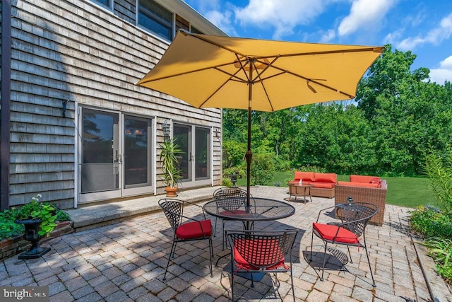 484 Rte 518, Skillman, NJ 08558 - view of patio featuring an outdoor hangout area
