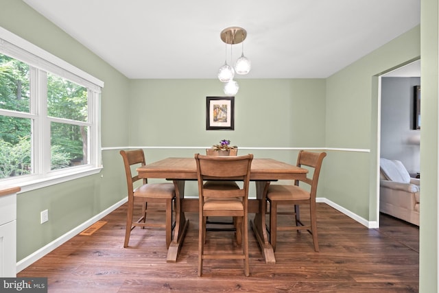 84 Winding Way, Upper Chichester, PA 19061 - dining space featuring baseboards and wood finished floors